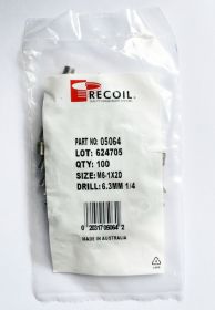 Metric inserts M6-1x2D